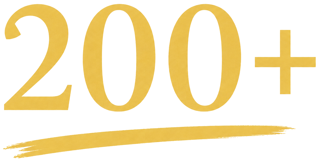 200+